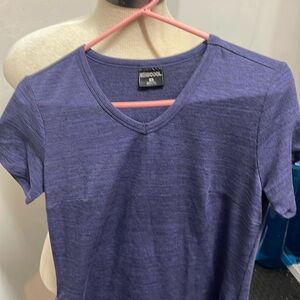 32 cool blue tshirt dress  with pockets size small